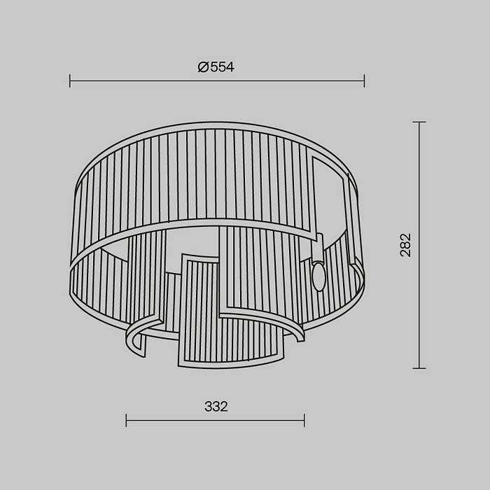  В наличии, Производитель:Maytoni, Тип: Потолочные, Артикул: MOD174CL-06G Доставка по РФ, актуальные цены и остатки, интернет-магазин Торгостров