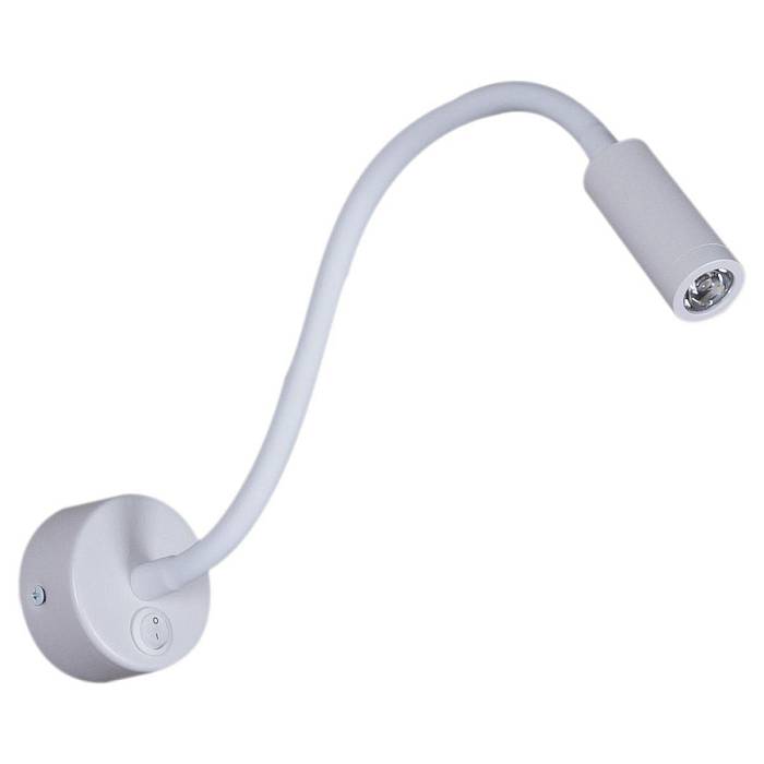Бра Reluce 86201-9.2-001MN LED3W WT В наличии, Производитель:Reluce, Тип: Гибкие бра, Артикул: 86201-9.2-001MN LED3W WT Доставка по РФ, актуальные цены и остатки, интернет-магазин Торгостров