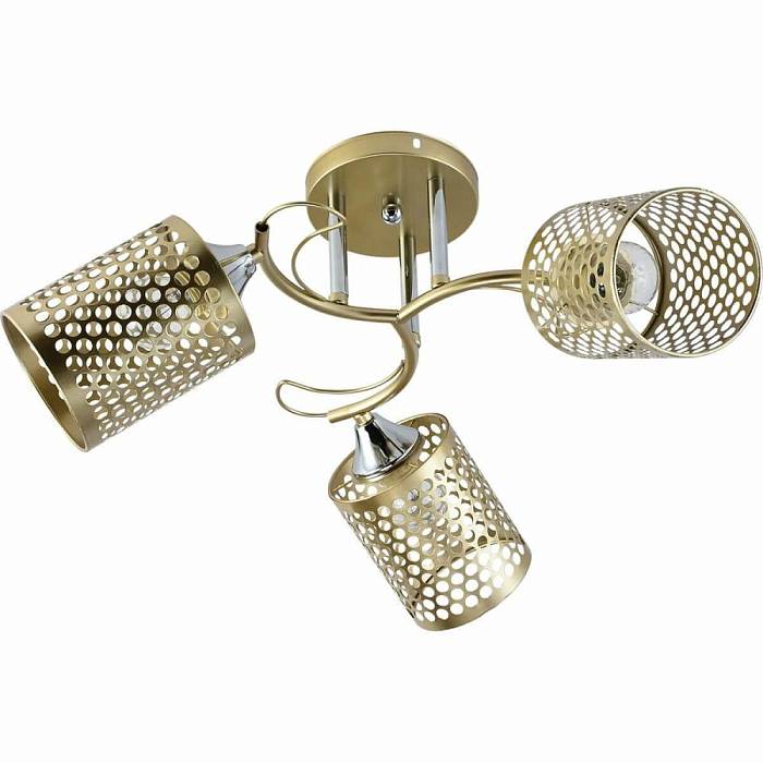  В наличии, Производитель:Reluce, Тип: Потолочные, Артикул: 01322-0.3-03 MATT GOLD+CR Доставка по РФ, актуальные цены и остатки, интернет-магазин Торгостров