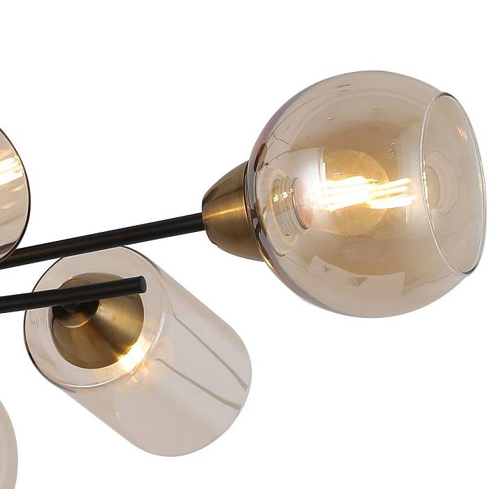 Потолочная люстра Illumico IL8243-6COU-79 BK GD В наличии, Производитель:Illumico, Тип: Люстры на штанге, Артикул: IL8243-6COU-79 BK GD Доставка по РФ, актуальные цены и остатки, интернет-магазин Торгостров