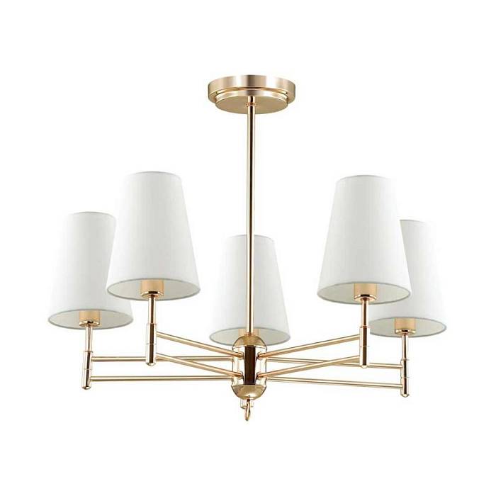 Подвесная люстра Lumion Neoclassi Doris 4436/5C В наличии, Производитель:Lumion, Тип: Люстры на штанге, Артикул: 4436/5C Доставка по РФ, актуальные цены и остатки, интернет-магазин Торгостров