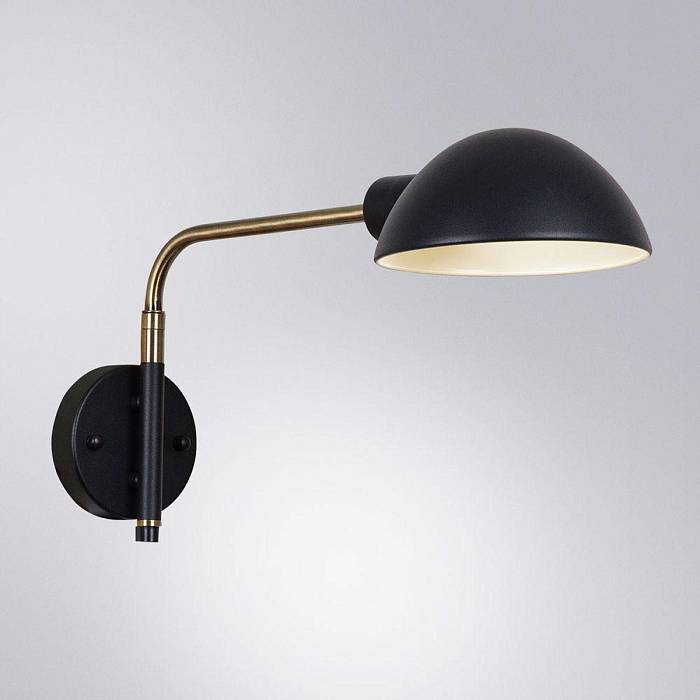 Бра Arte Lamp Zetta A7055AP-1BK В наличии, Производитель:Arte Lamp, Тип: С 1 плафоном, Артикул: A7055AP-1BK Доставка по РФ, актуальные цены и остатки, интернет-магазин Торгостров