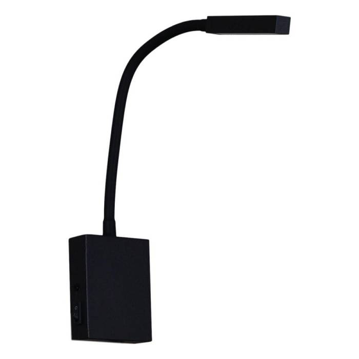 Бра Reluce 86205-9.2-001MN LED5W BK В наличии, Производитель:Reluce, Тип: Гибкие бра, Артикул: 86205-9.2-001MN LED5W BK Доставка по РФ, актуальные цены и остатки, интернет-магазин Торгостров