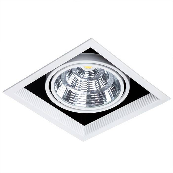 Встраиваемый светодиодный светильник Arte Lamp Merga A8450PL-1WH за 3 160 ₽ в наличии с доставкой по России. Карданные светильники. Интернет-магазин каталог товаров актуальные цены и остатки