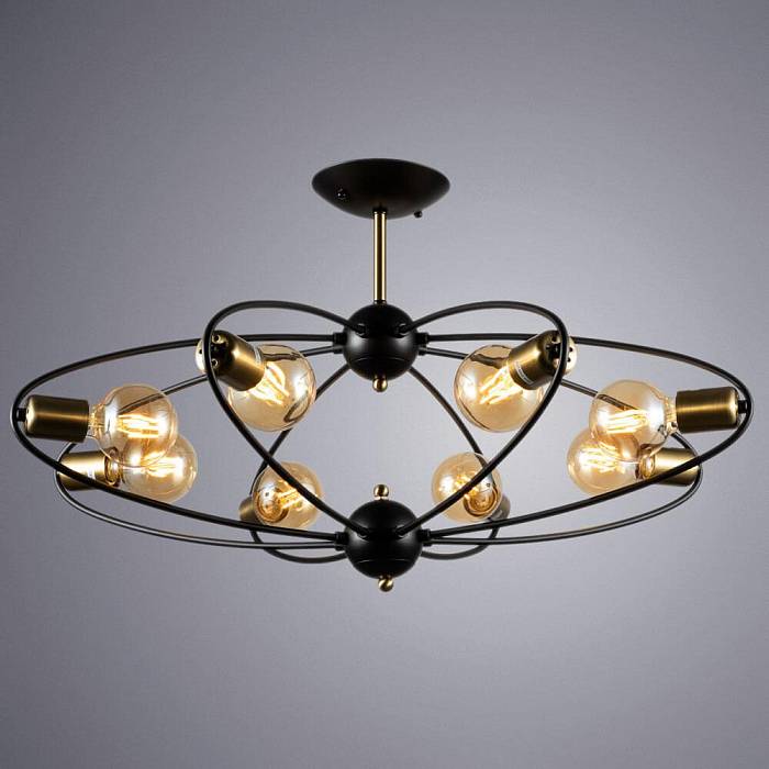 В наличии, Производитель:Arte Lamp, Тип: Люстры на штанге, Артикул: A1963PL-8BK Доставка по РФ, актуальные цены и остатки, интернет-магазин Торгостров