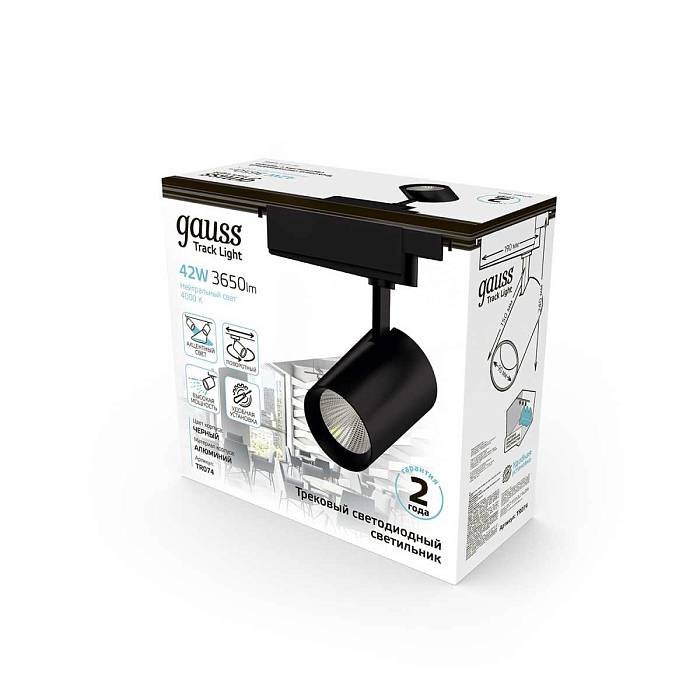 Трековый светодиодный светильник Gauss Track Light Led TR074 Трековый светодиодный светильник Gauss Track Light Led TR074 за 2 550 ₽ в наличии с доставкой по России. Трековые светильники. Интернет-магазин каталог товаров актуальные цены и остатки