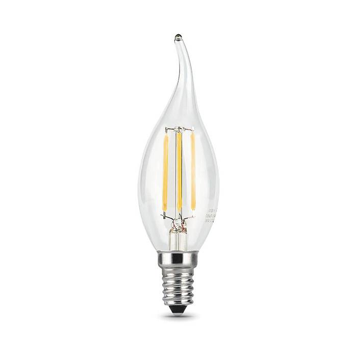 Купить Лампа светодиодная филаментная Gauss E14 7W 2700К прозрачная 104801107 за 225 ₽ в наличии с доставкой по России. Интернет-магазин каталог товаров
