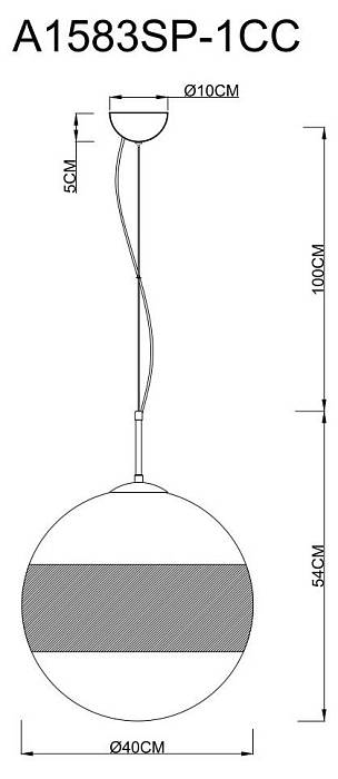 Подвесной светильник Arte Lamp Galactica A1583SP-1CC В наличии, Производитель:Arte Lamp, Тип: Подвесные, Артикул: A1583SP-1CC Доставка по РФ, актуальные цены и остатки, интернет-магазин Торгостров