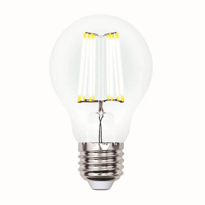 Лампа светодиодная филаментная Uniel E27 7W 4000K LED-A60-7W/NW/E27/CL/DIM GLA01TR UL-00002874 В наличии, Производитель:Uniel, Тип: Филаментные, Артикул: LED-A60-7W/NW/E27/CL/DIM GLA01TR Доставка по РФ, актуальные цены и остатки, интернет-магазин Торгостров