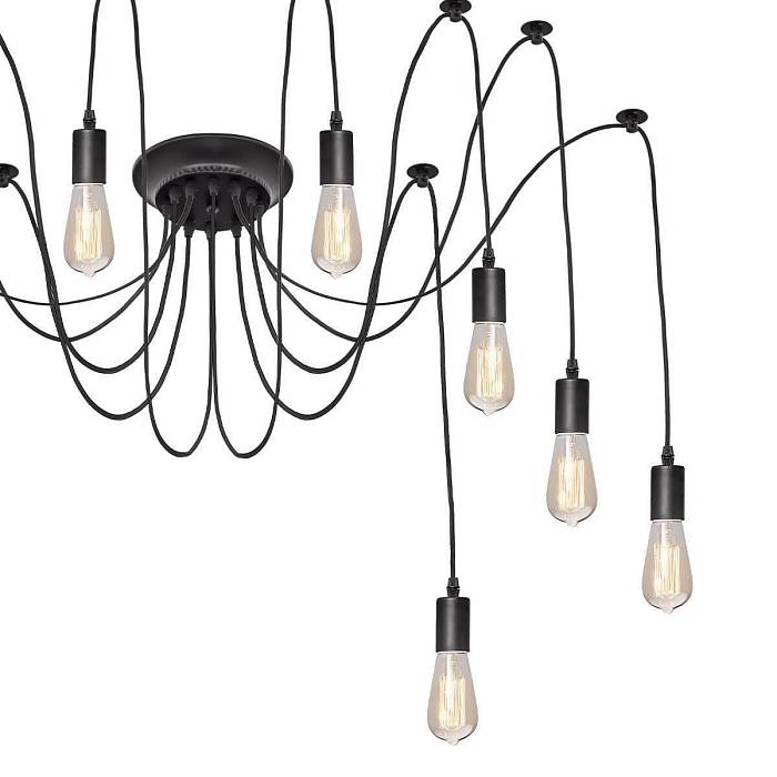 Подвесная люстра Loft IT Spider Loft1162/10 В наличии, Производитель:Loft IT, Тип: Подвесные, Артикул: LOFT1162/10 Доставка по РФ, актуальные цены и остатки, интернет-магазин Торгостров