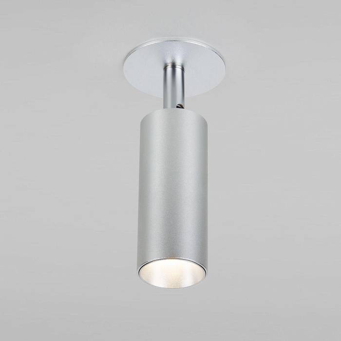 Встраиваемый светодиодный спот Elektrostandard Diffe 25039/Led серебряный a058219 В наличии, Производитель:Elektrostandard, Тип: Встраиваемые споты, Артикул: a058219 Доставка по РФ, актуальные цены и остатки, интернет-магазин Торгостров