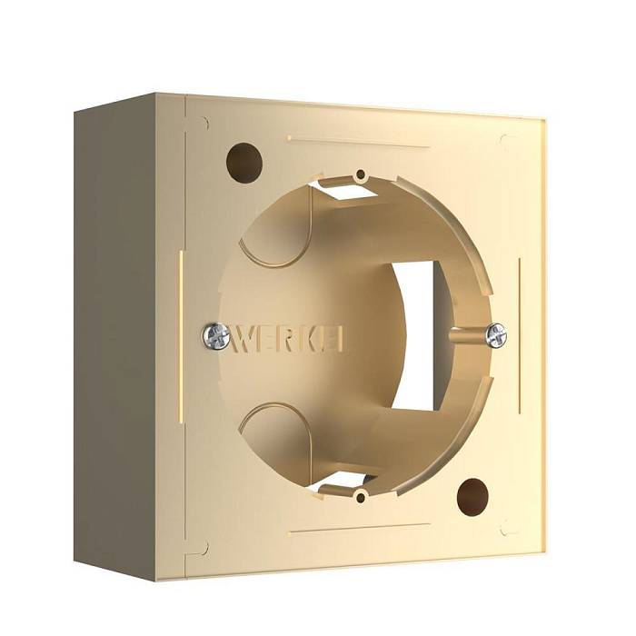 Коробка для накладного монтажа Werkel шампань W8000011 4690389170867 Коробка для накладного монтажа Werkel шампань W8000011 4690389170867 за 605 ₽ в наличии с доставкой по России. Комплектующие для ЭУИ. Интернет-магазин каталог товаров актуальные цены и остатки