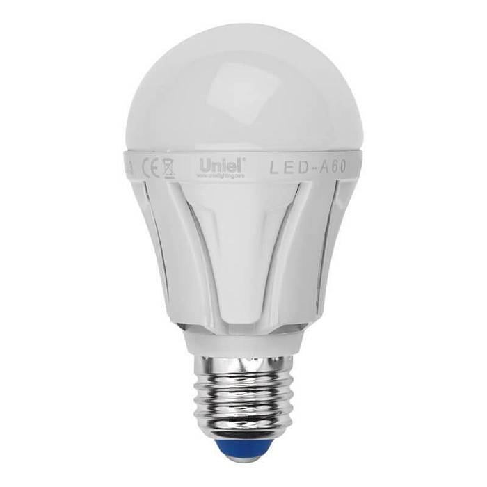 Лампа светодиодная Uniel E27 10W 3000K матовая LED-A60 10W/WW/E27/FR PLP01WH UL-00001524 В наличии, Производитель:Uniel, Тип: Светодиодные, Артикул: LED-A60 10W/WW/E27/FR PLP01WH Доставка по РФ, актуальные цены и остатки, интернет-магазин Торгостров