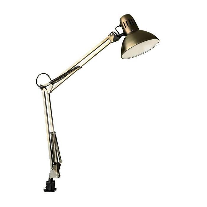 Настольная лампа Arte Lamp Senior A6068LT-1AB В наличии, Производитель:Arte Lamp, Тип: На струбцине, Артикул: A6068LT-1AB Доставка по РФ, актуальные цены и остатки, интернет-магазин Торгостров