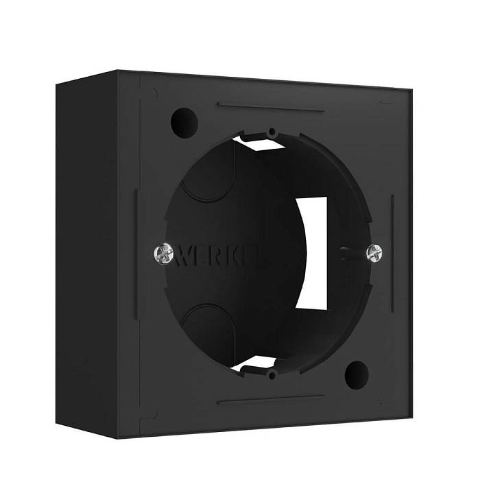 Коробка для накладного монтажа Werkel черный W8000008 4690389170850 Коробка для накладного монтажа Werkel черный W8000008 4690389170850 за 768 ₽ в наличии с доставкой по России. Комплектующие для ЭУИ. Интернет-магазин каталог товаров актуальные цены и остатки