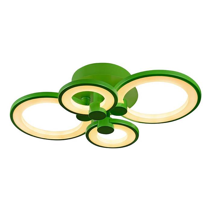 Купить Потолочная светодиодная люстра iLedex Ring A001/4 Green за 12 714 ₽ в наличии с доставкой по России. Интернет-магазин каталог товаров
