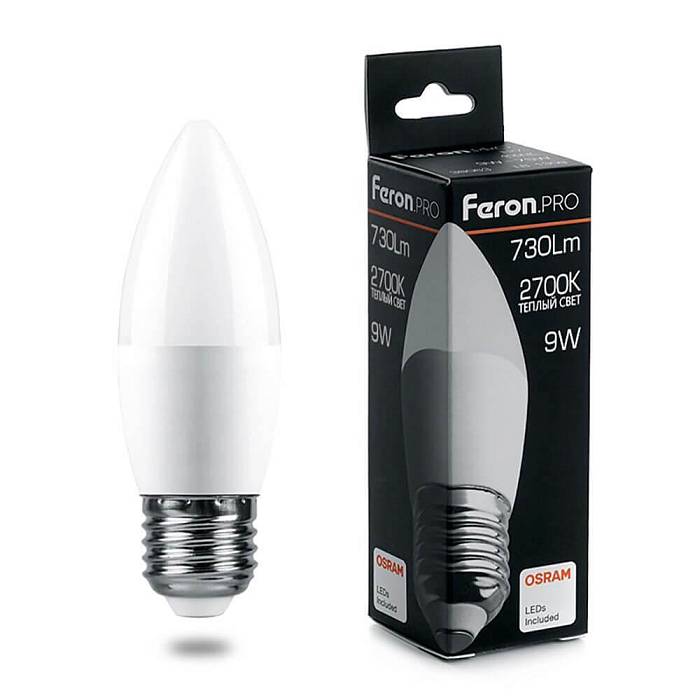 Лампа светодиодная Feron E27 9W 2700K матовая LB-1309 38062 В наличии, Производитель:Feron, Тип: Светодиодные, Артикул: 38062 Доставка по РФ, актуальные цены и остатки, интернет-магазин Торгостров