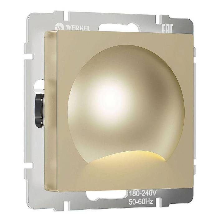 Встраиваемая LED подсветка Werkel шампань W1154411 4690389179242 В наличии, Производитель:Werkel, Тип: Подсветка для лестниц и ступеней, Артикул: a057495 Доставка по РФ, актуальные цены и остатки, интернет-магазин Торгостров