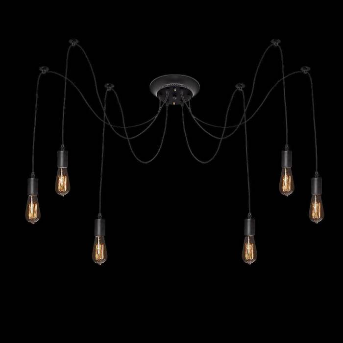Подвесная люстра Loft IT Spider Loft1162/6 В наличии, Производитель:Loft IT, Тип: Подвесные, Артикул: LOFT1162/6 Доставка по РФ, актуальные цены и остатки, интернет-магазин Торгостров