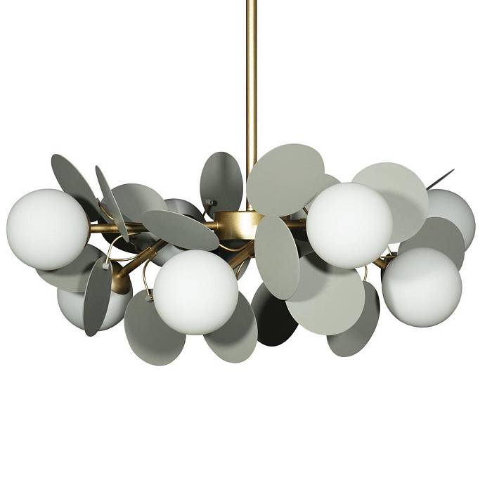 Подвесная люстра Loft IT Matisse 10008/8 Grey В наличии, Производитель:Loft IT, Тип: Люстры на штанге, Артикул: 10008/8 Grey Доставка по РФ, актуальные цены и остатки, интернет-магазин Торгостров