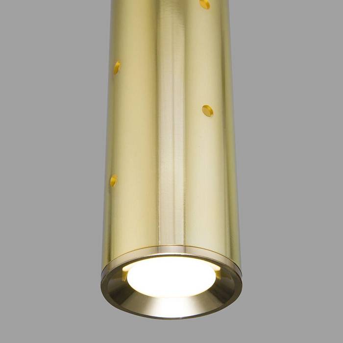 Подвесной светодиодный светильник Elektrostandard Bong 50214/1 Led золото a055667 В наличии, Производитель:Elektrostandard, Тип: Подвесные, Артикул: a055667 Доставка по РФ, актуальные цены и остатки, интернет-магазин Торгостров