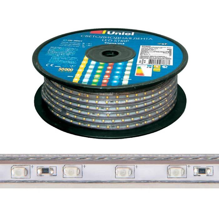 Светодиодная влагозащищенная лента Uniel 10W/m 120LED/m 2835SMD белый 50M ULS-2835-120LED/m-10mm-IP67-220V-10W/m-50M-4000K UL-00006481 Светодиодная влагозащищенная лента Uniel 10W/m 120LED/m 2835SMD белый 50M ULS-2835-120LED/m-10mm-IP67-220V-10W/m-50M-4000K UL-00006481 за 8 733 ₽ в наличии с доставкой по России. Светодиодные ленты. Интернет-магазин каталог товаров актуальные цены и остатки