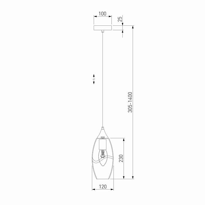 Подвесной светильник Eurosvet Lotus 50222/1 прозрачный В наличии, Производитель:Eurosvet, Тип: Подвесные, Артикул: a058968 Доставка по РФ, актуальные цены и остатки, интернет-магазин Торгостров