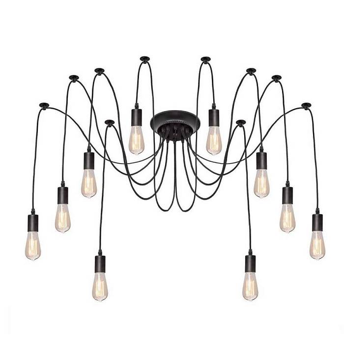 Подвесная люстра Loft IT Spider Loft1162/10 В наличии, Производитель:Loft IT, Тип: Подвесные, Артикул: LOFT1162/10 Доставка по РФ, актуальные цены и остатки, интернет-магазин Торгостров