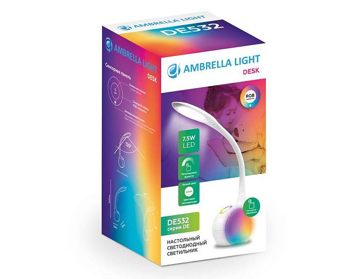 Настольная лампа Ambrella light Desk DE532 за 3 207 ₽ в наличии с доставкой по России. Настольные лампы. Интернет-магазин актуальные остатки и цены