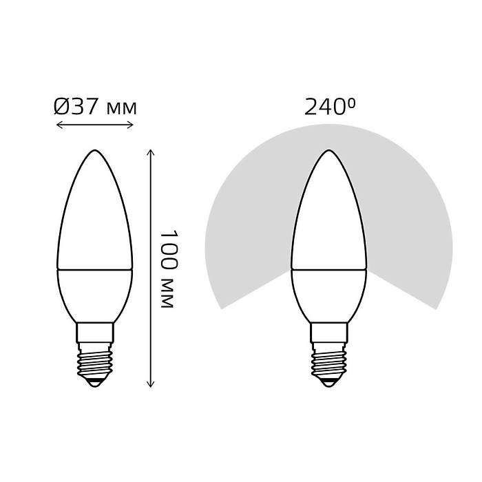 Купить Лампа светодиодная Gauss E14 6W 4100K матовая 33126 за 135 ₽ в наличии с доставкой по России. Интернет-магазин каталог товаров