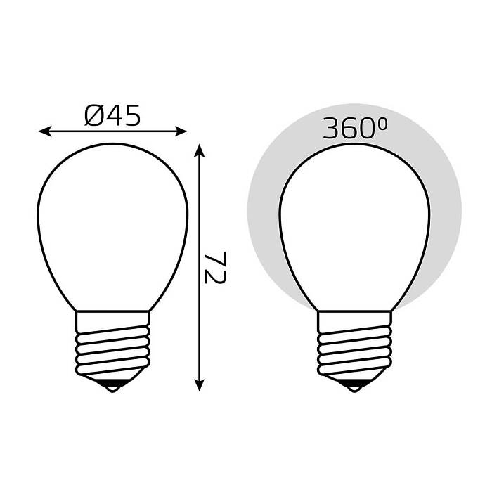 Купить Лампа светодиодная филаментная Gauss E27 5W 4100К матовая 105202205 за 179 ₽ в наличии с доставкой по России. Интернет-магазин каталог товаров